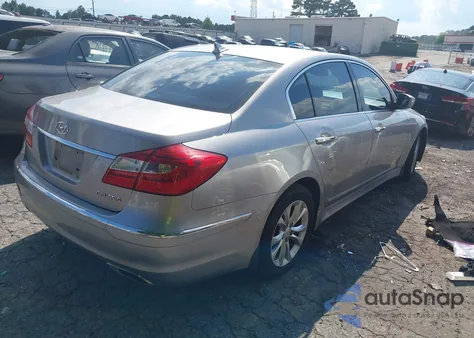 2013 Hyundai Genesis 3.8 z USA, uszkodzony, nr VIN KMHGC4DD9DU225294